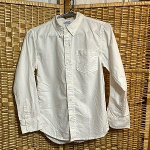 Boys old navy large white button down